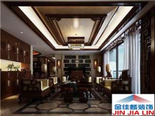 咖啡色中式住宅